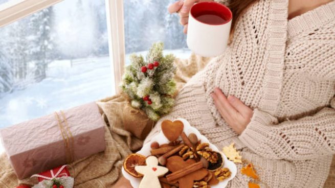Navidad embarazo platos evitar