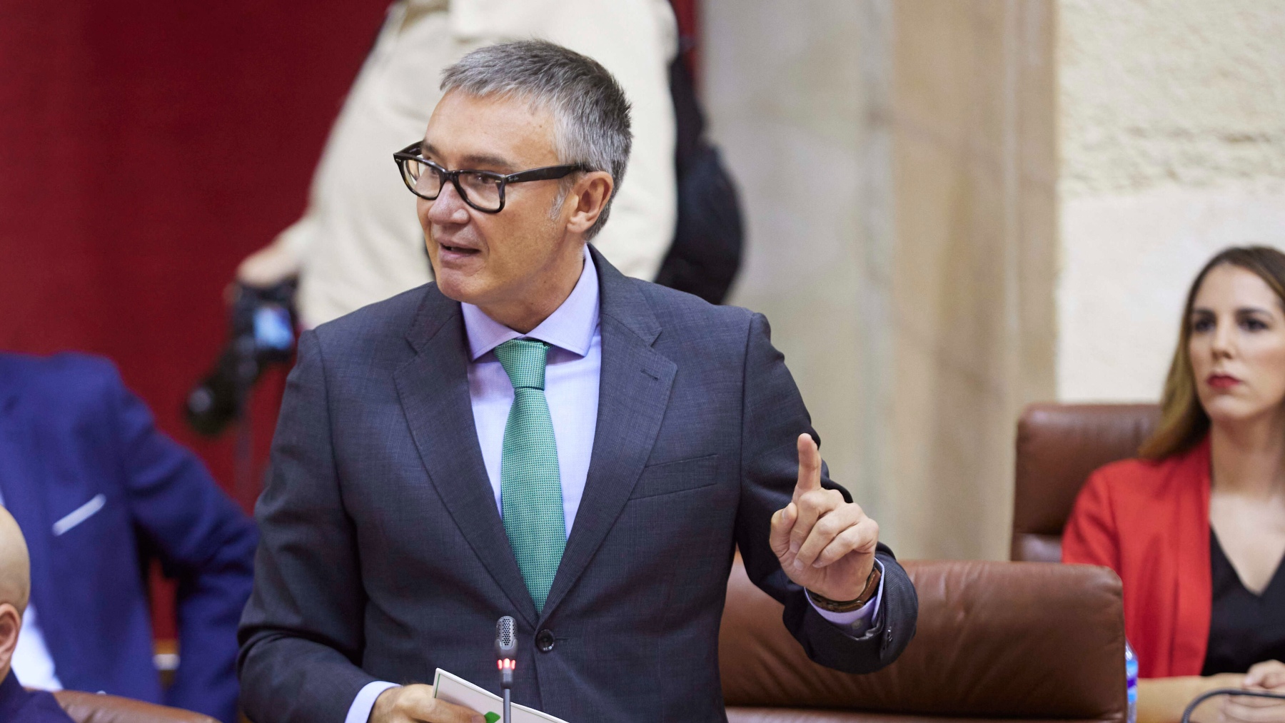 El portavoz de Vox en el Parlamento de Andalucía, Manuel Gavira (EUROPA PRESS).