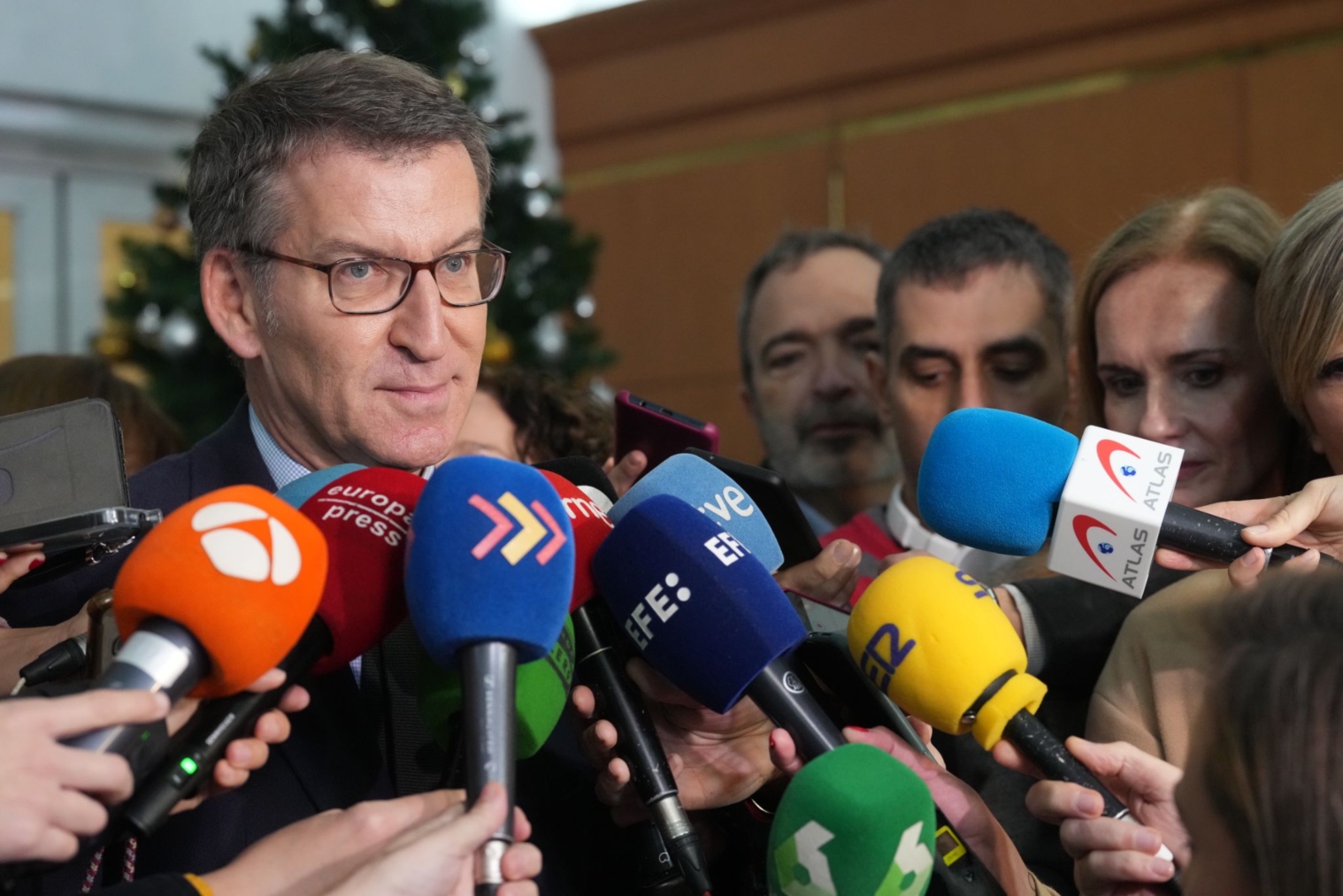 Alberto Núñez Feijóo, presidente del Partido Popular