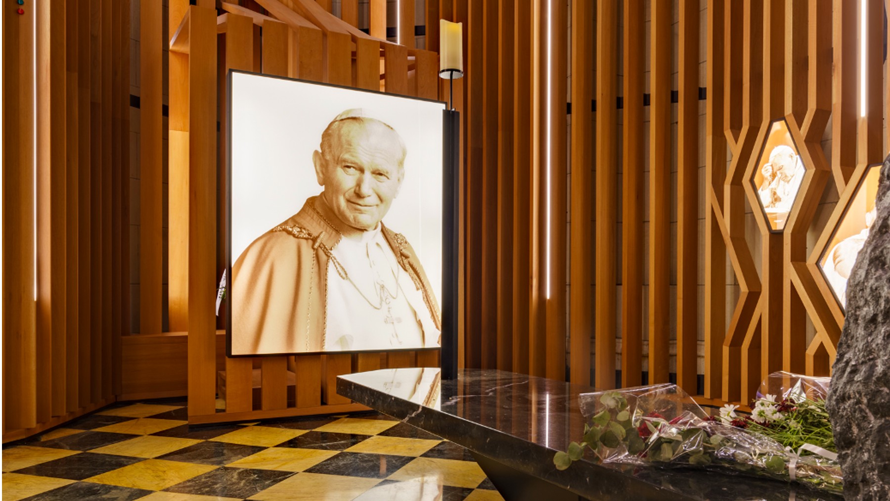 Capilla de Juan Pablo II en la Almudena. (Foto: Álvaro Viera)
