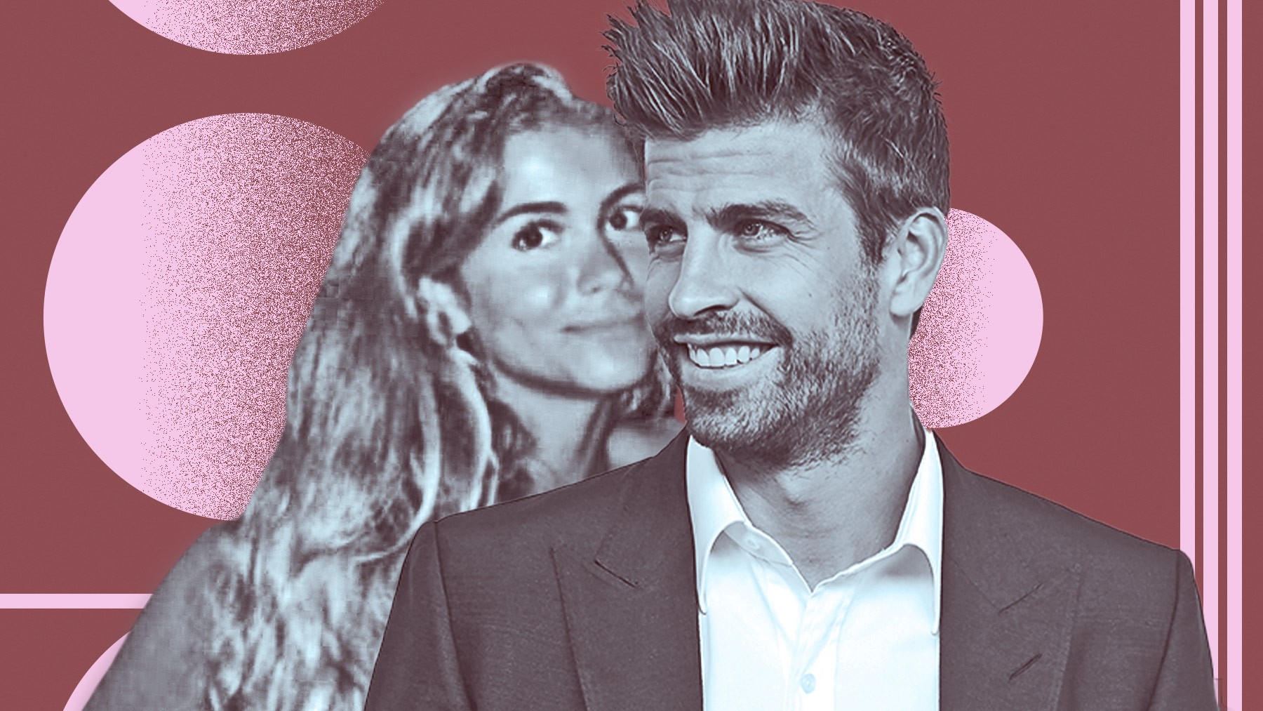 Piqué y Clara Chía