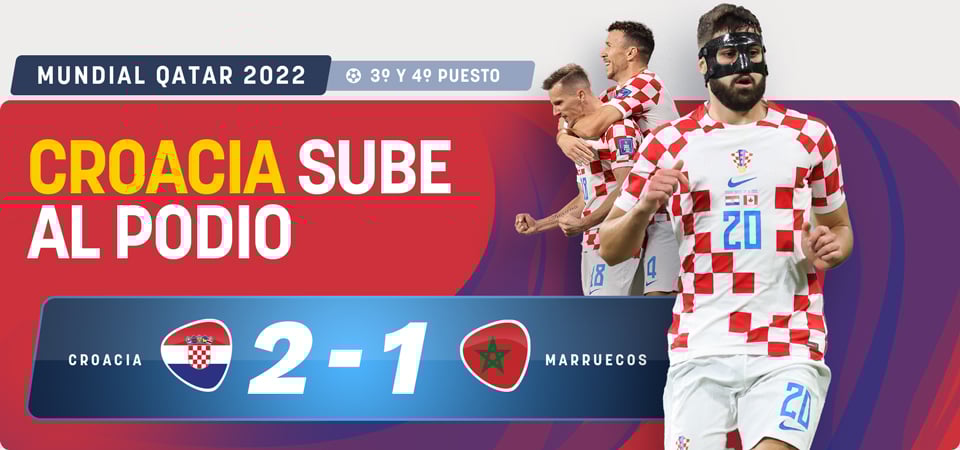 Croacia se consuela con el bronce