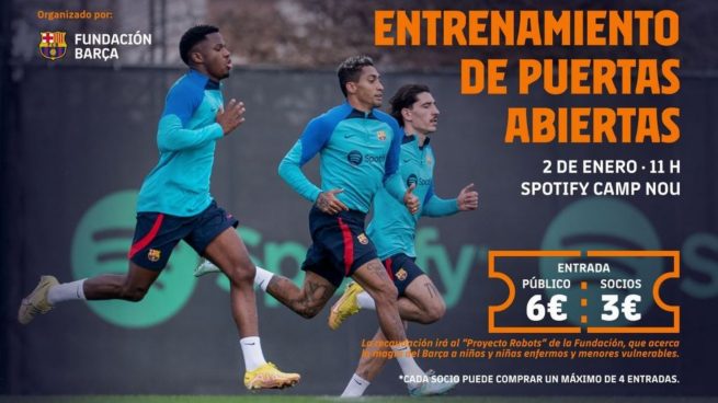 Barça entrenamiento