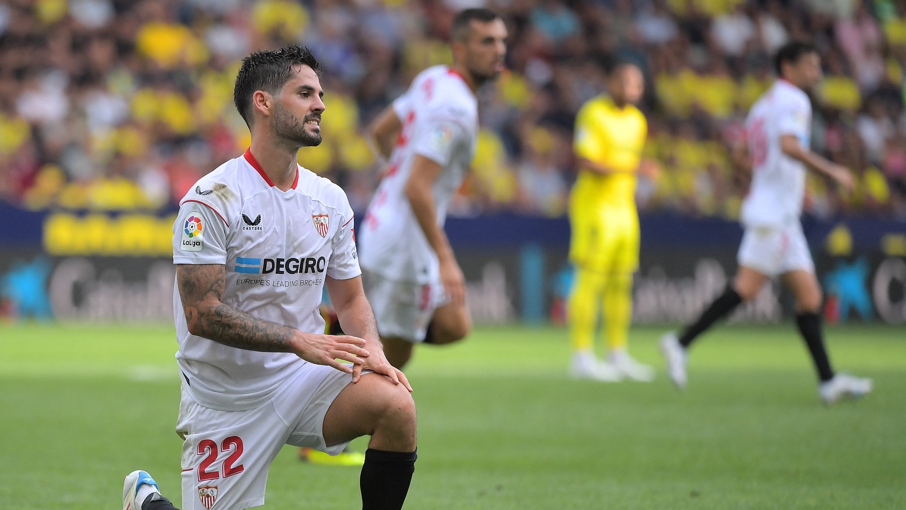 Isco, con el Sevilla. (AFP)