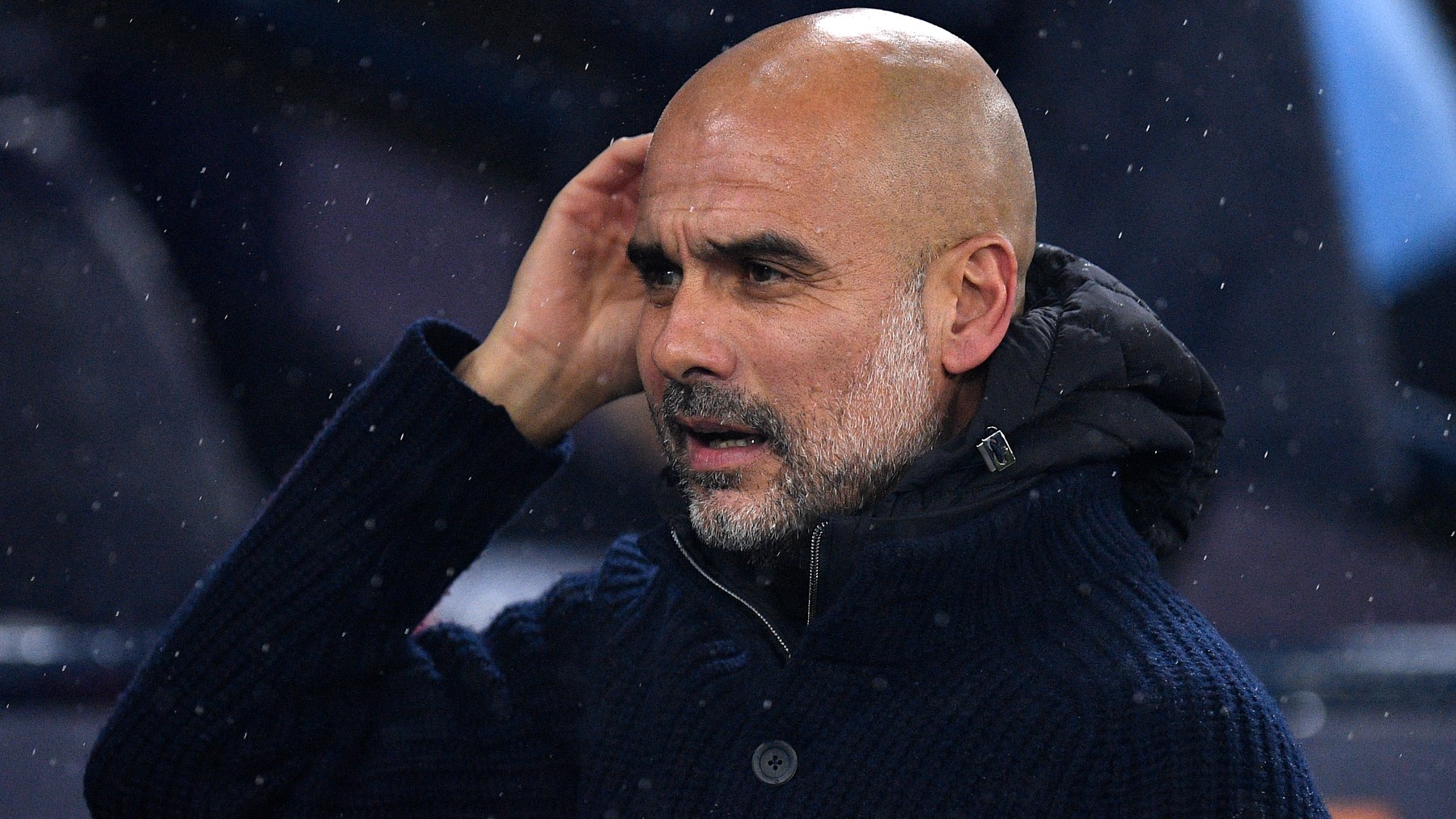 Pep Guardiola esta temporada. (AFP)