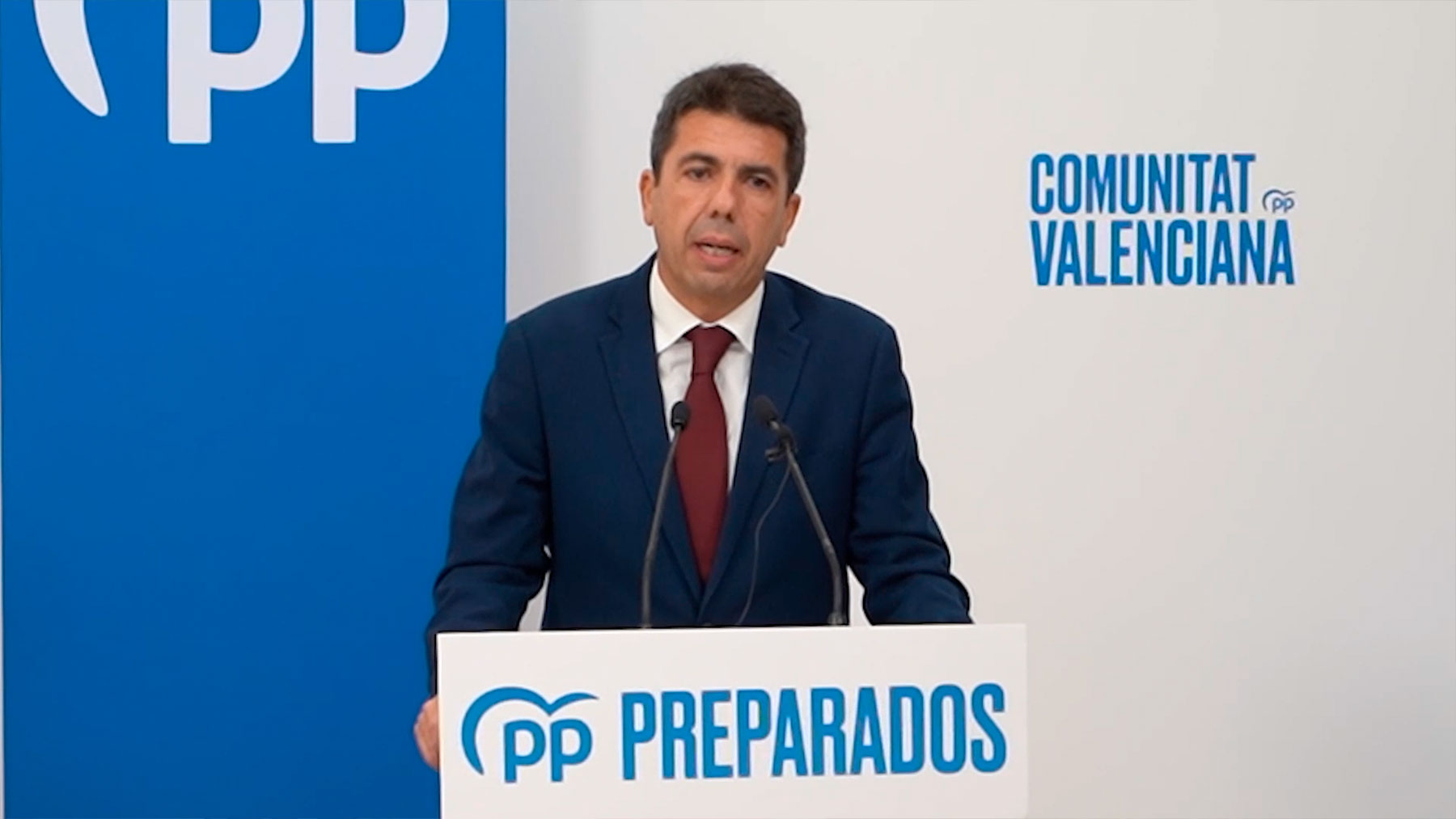 El presidente del PP Comunidad Valenciana Carlos Mazón.