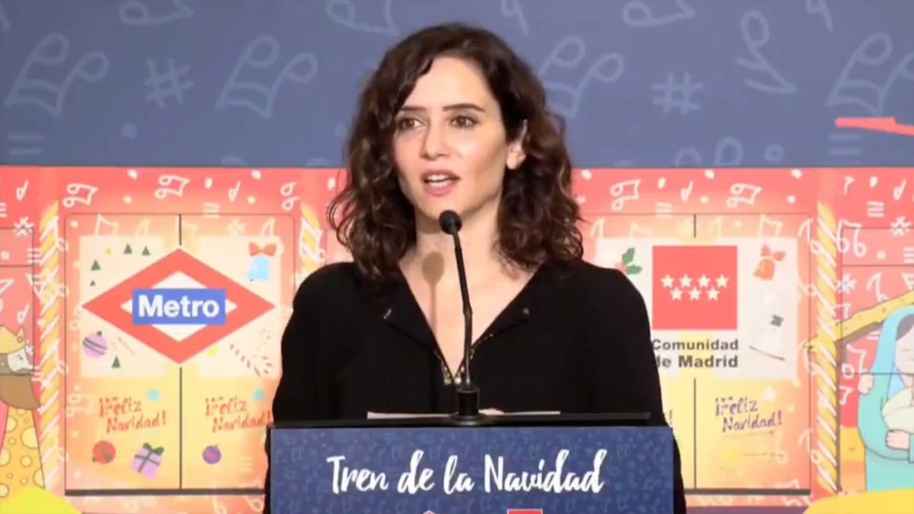 La presidenta de la Comunidad de Madrid, Isabel Díaz Ayuso.