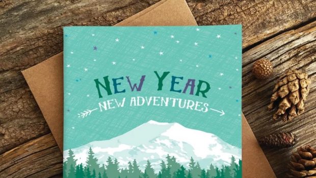 tarjetas ideas año nuevo