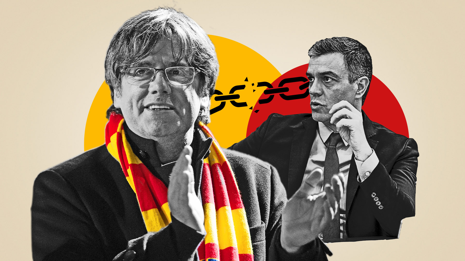 Carles Puigdemont y Pedro Sánchez