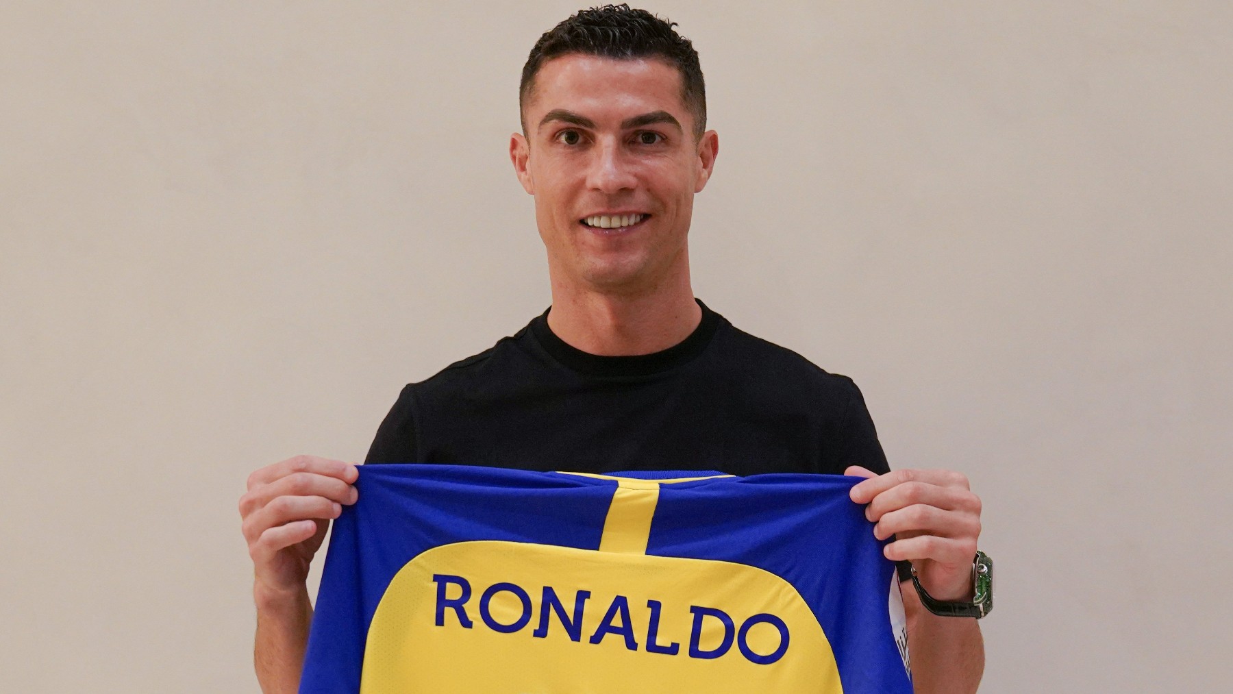 Cristiano Ronaldo con la camiseta del Al Nassr