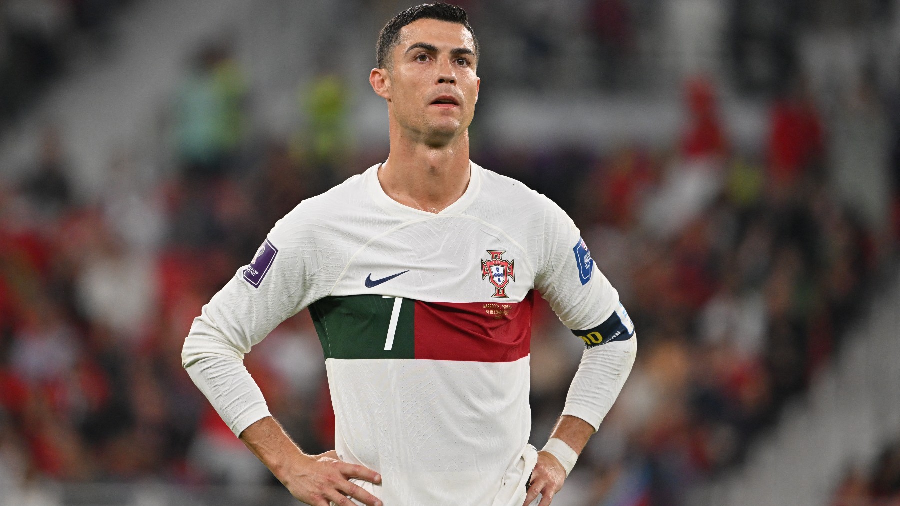 Cristiano Ronaldo con Portugal en el Mundial (AFP)