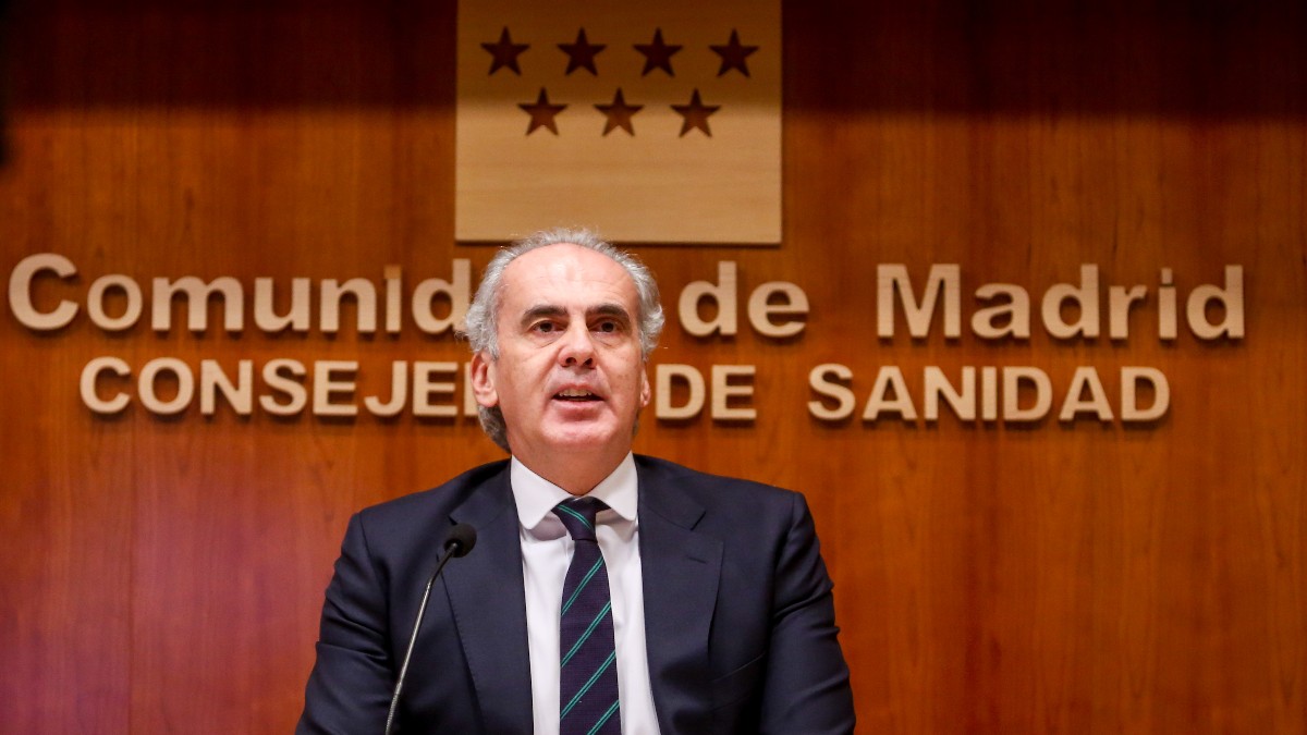 El consejero de Salud de la Comunidad de Madrid.