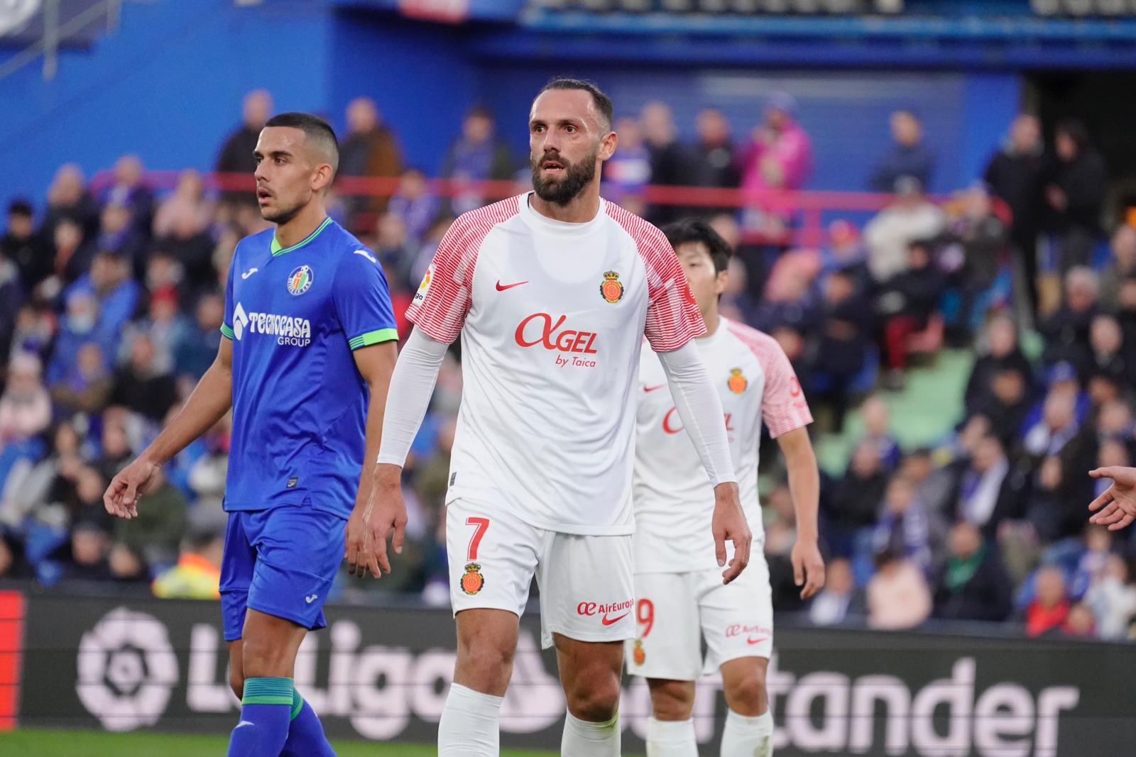 Muriqi, en un momento del partido