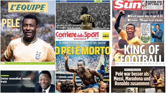 Pelé prensa mundial