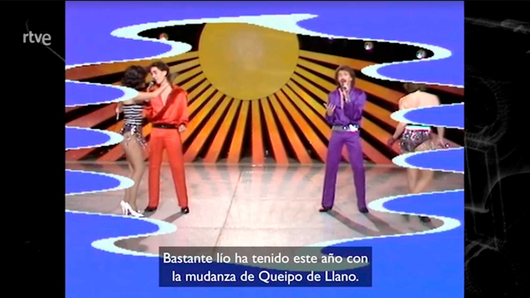 Un momento del programa ‘Cachitos’ de TVE en Nochevieja.