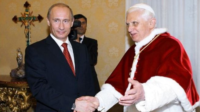 Putin Benedicto XVI