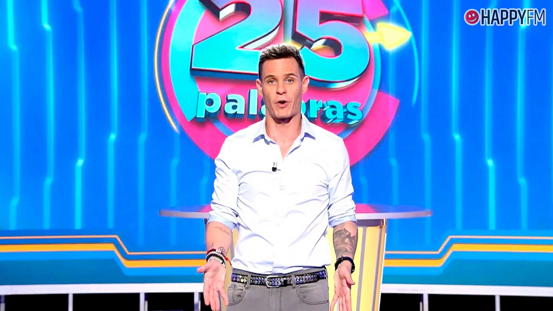 Christian Gálvez, presentador de 25 palabras