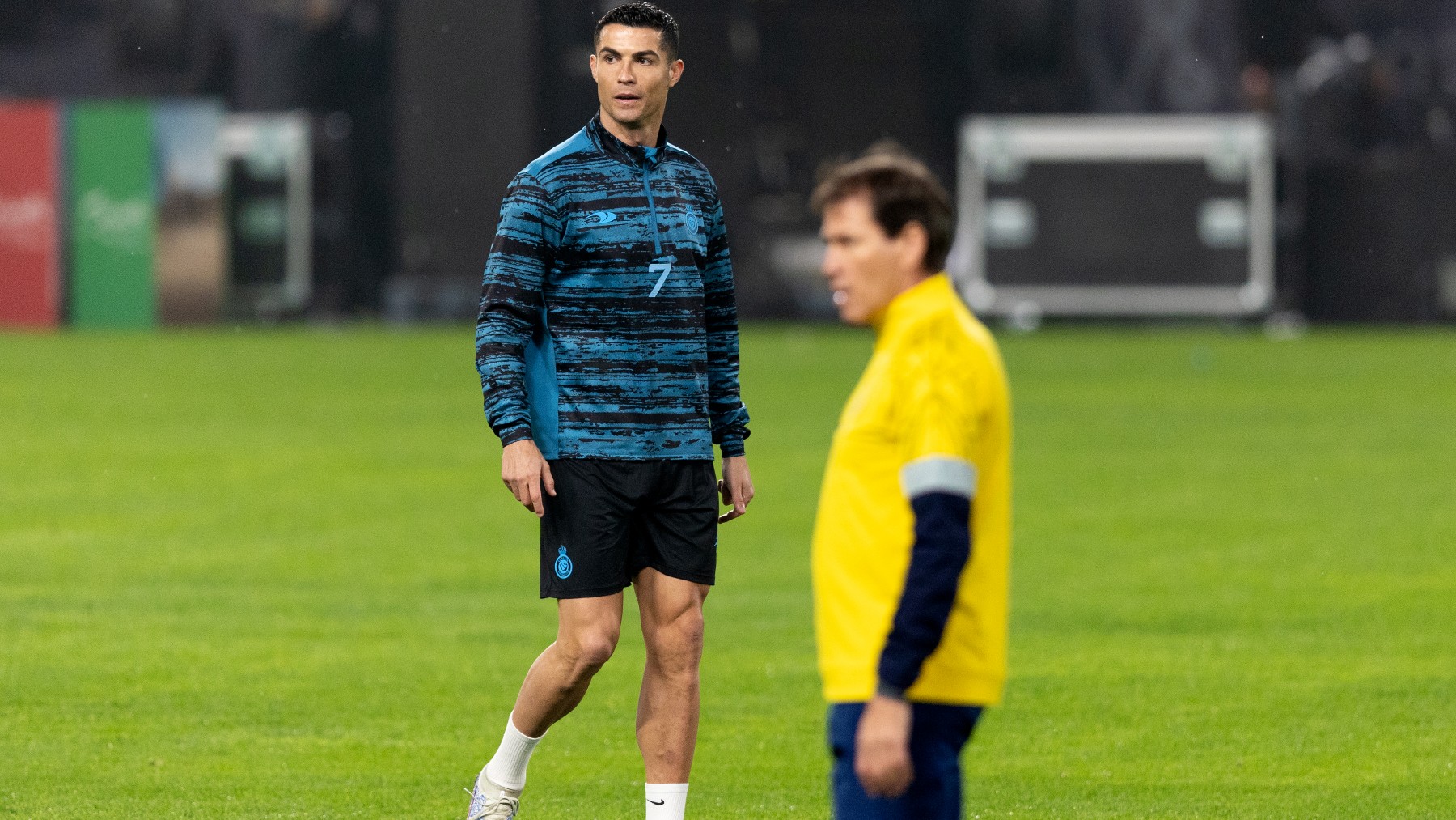 Cristiano, con Rudi García. (Getty)