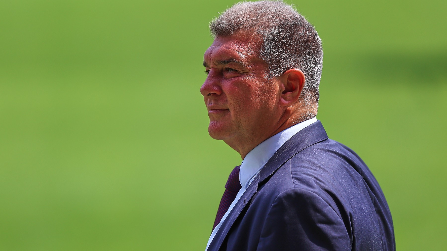 Laporta, en el Camp Nou. (Getty)