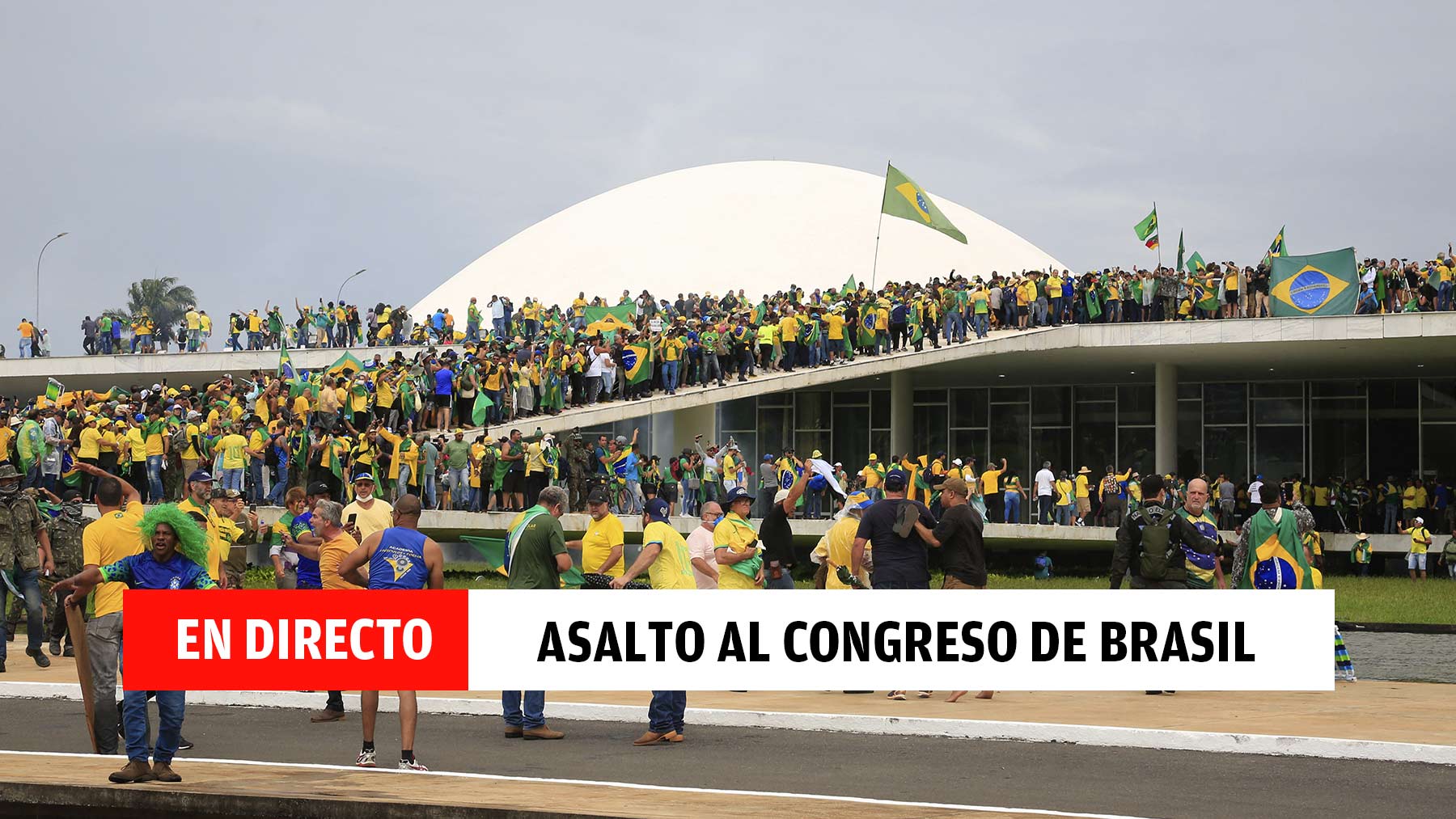 Última hora del asalto al Congreso en Brasil