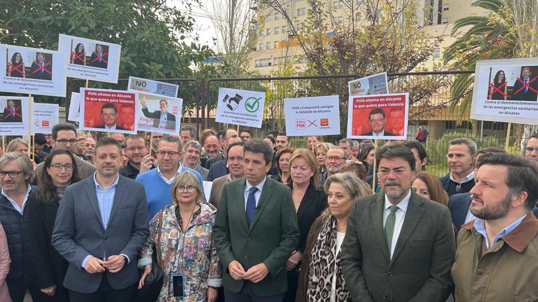 Concentración por desmantelamiento del CICU en Alicante, el pasado 9 de enero.