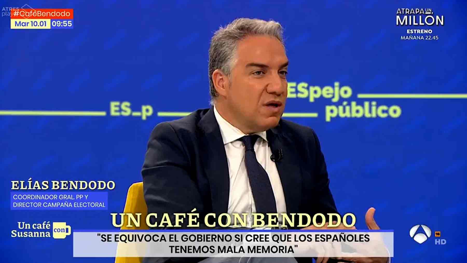 Elías Bendodo en ‘Espejo Público’.