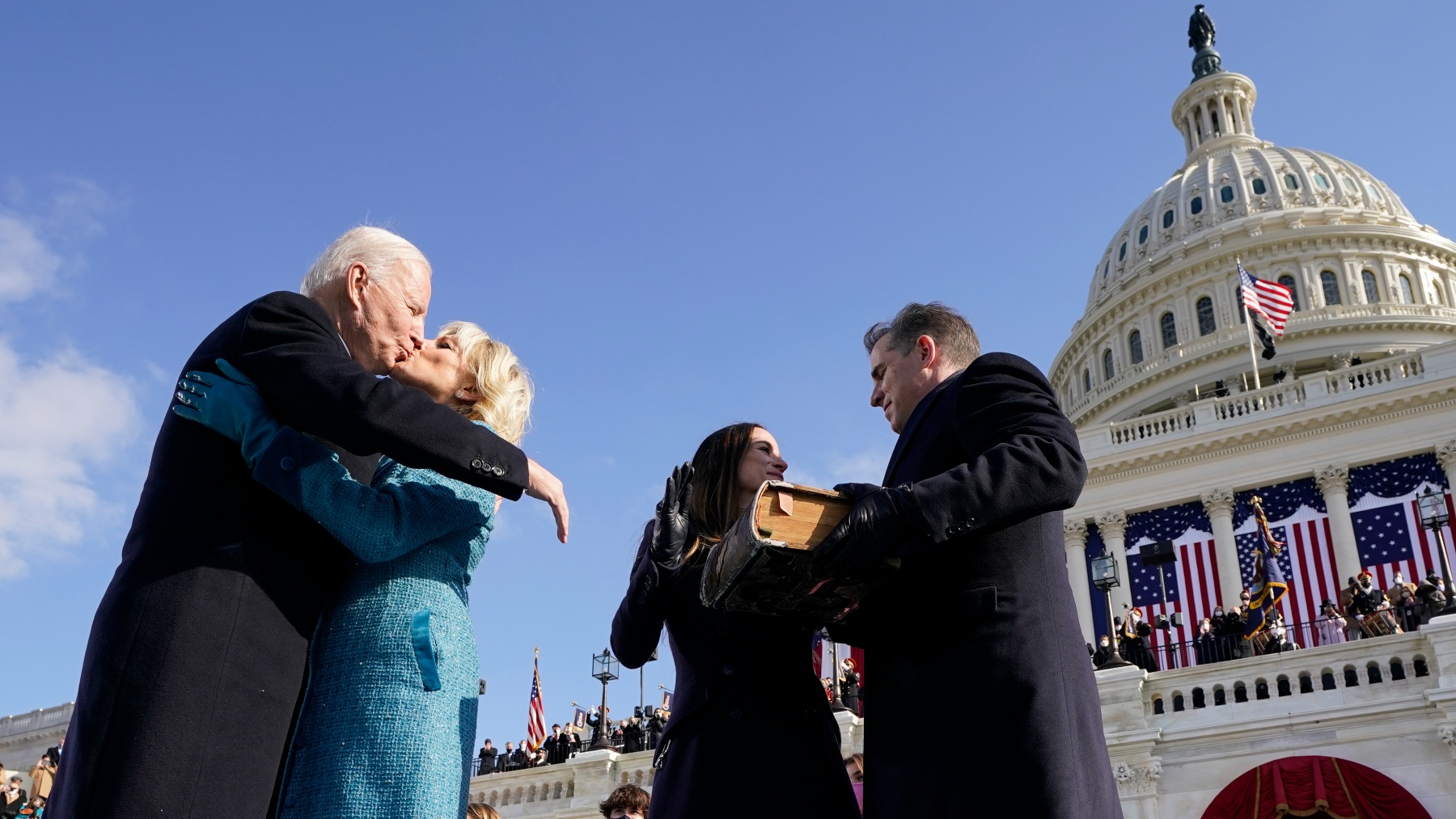 La familia Biden en Washington (Foto: Europa Press – Andrew Harnik).