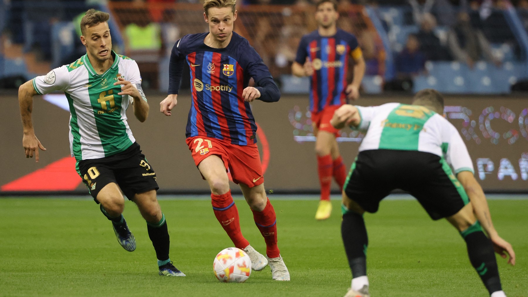 Betis vs Barcelona en directo | Dónde ver gratis online y por TV el partido de la Supercopa de España 2023. (AFP)