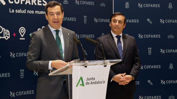 Cofares inaugura el centro de distribución de Linares junto al presidente de la Junta, Juanma Moreno