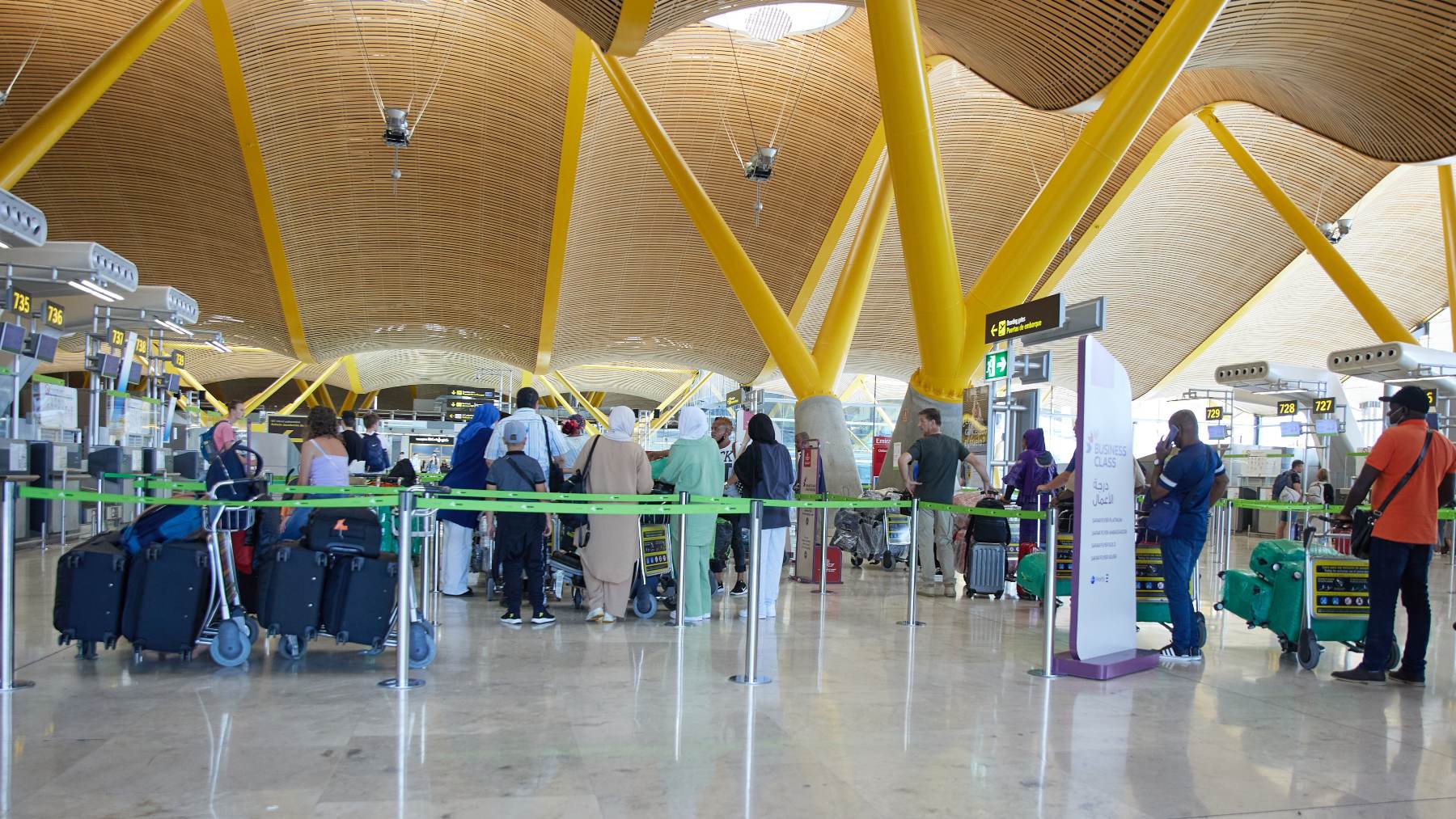Aeropuerto Madrid Barajas.