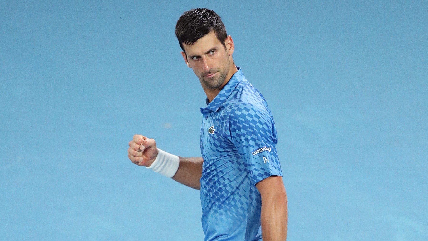Novak Djokovic, en su estreno en el Open de Australia. (Getty)