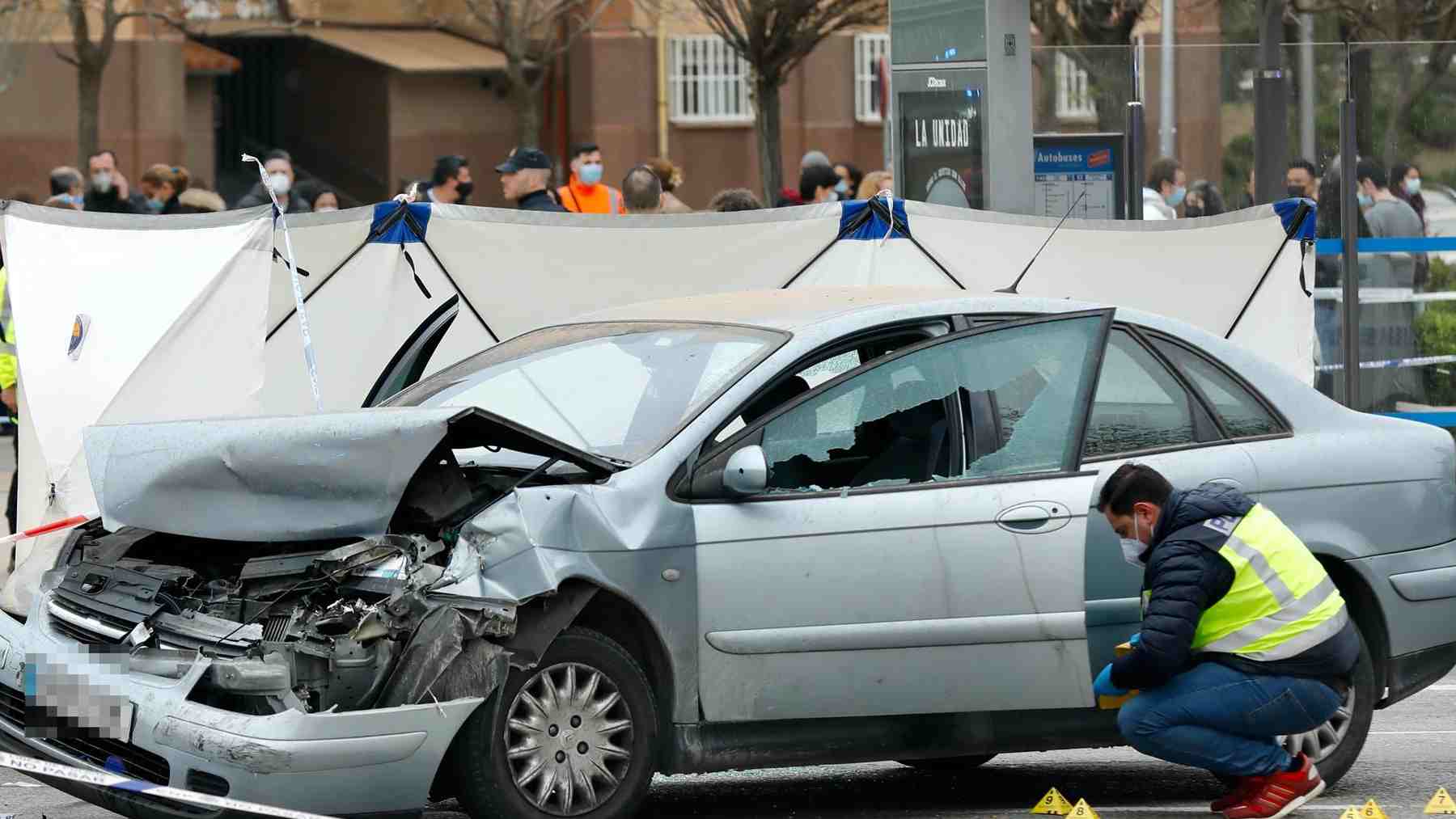 Homicidio a tiros ocurrido en Madrid el pasado mes de marzo. Cézaro De Luca – Europa Press