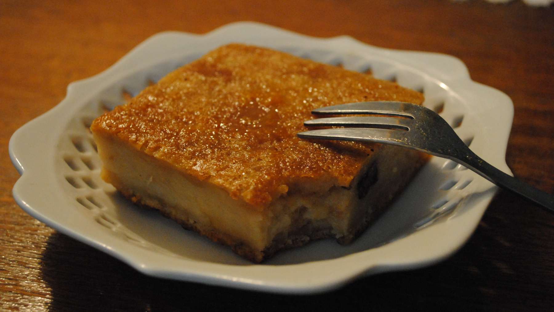 Budín de membrillo y queso