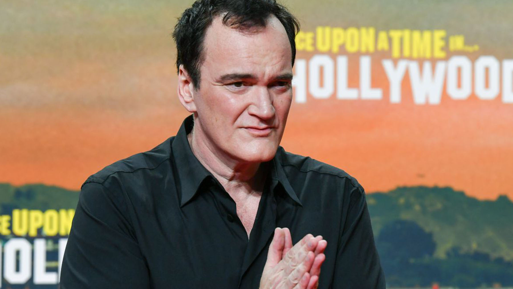 Quentin Tarantino en la promoción de Érase una vez en Hollywood (Jens Kalaene Getty Images)