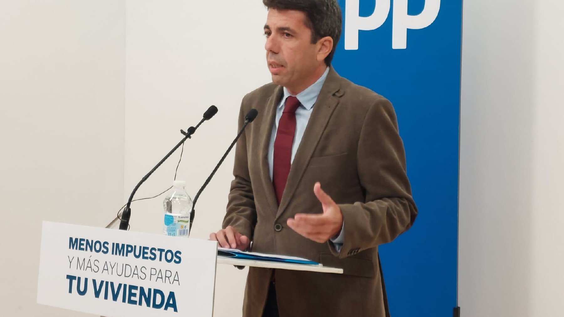 El presidente del PP valenciano Carlos Mazón.