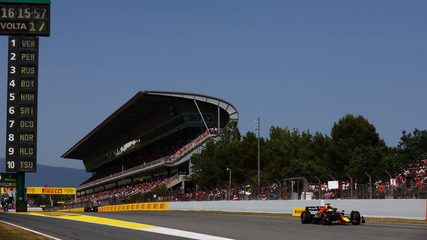 Max Verstappen en el GP de España en Montmeló. (Getty)