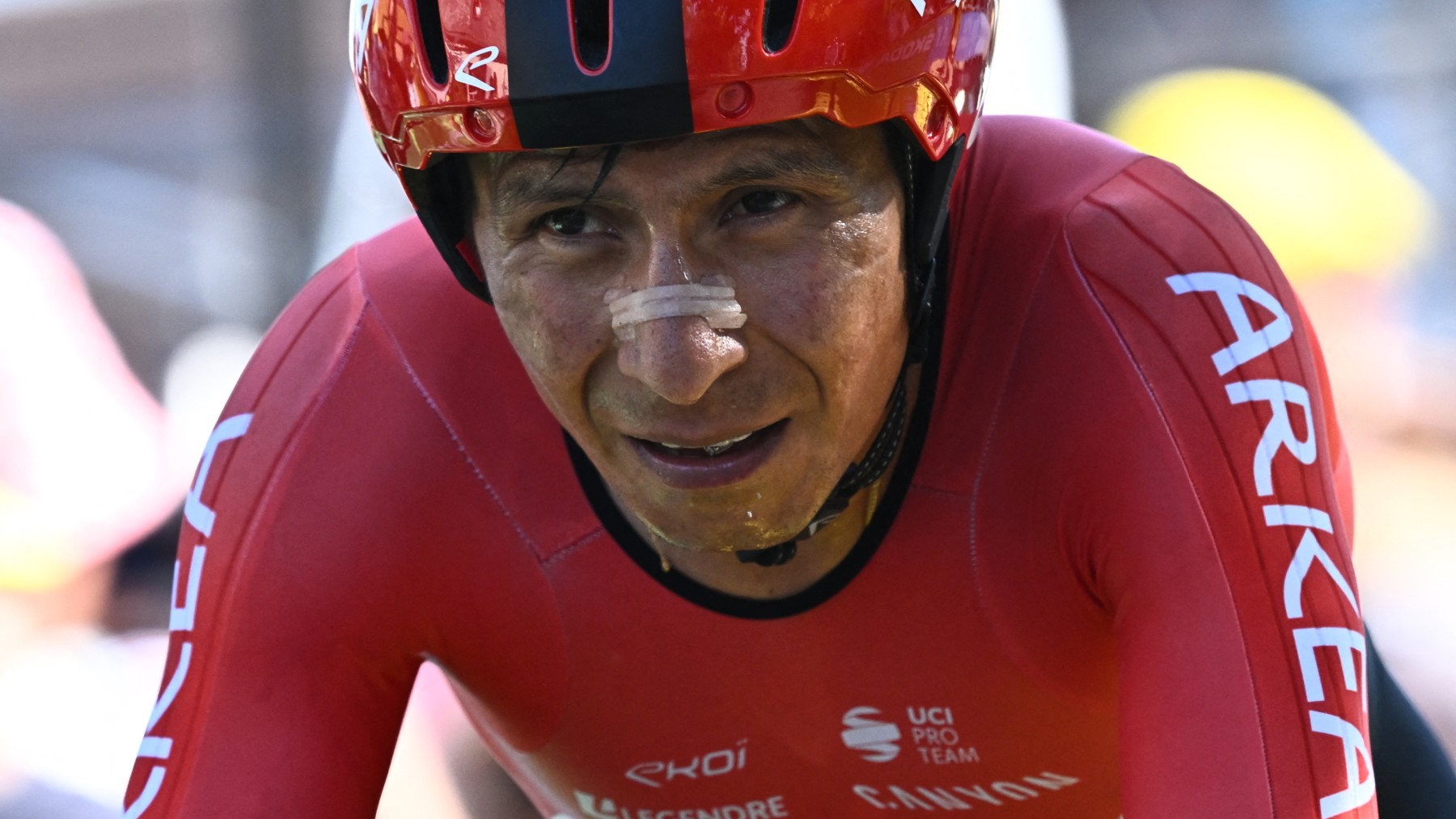 Nairo Quintana, en el Tour de Francia 2022. (AFP)