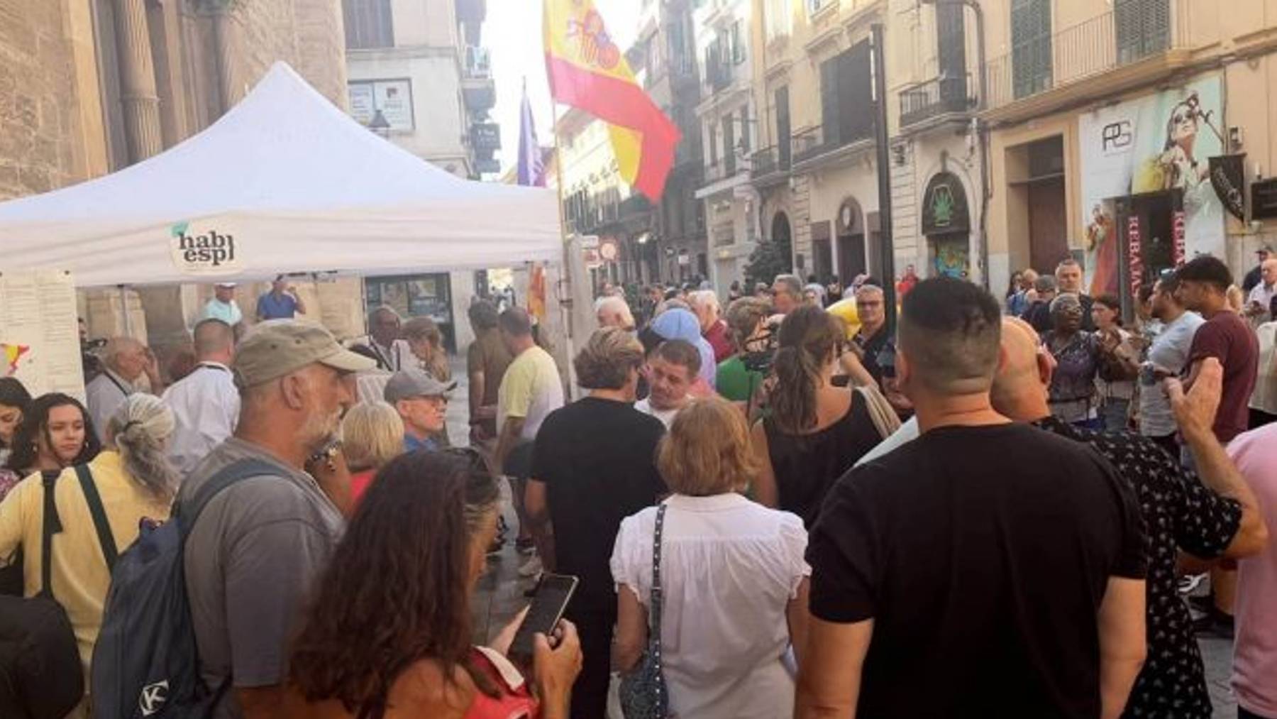 Un acto de Hablamos Español celebrado en Palma.