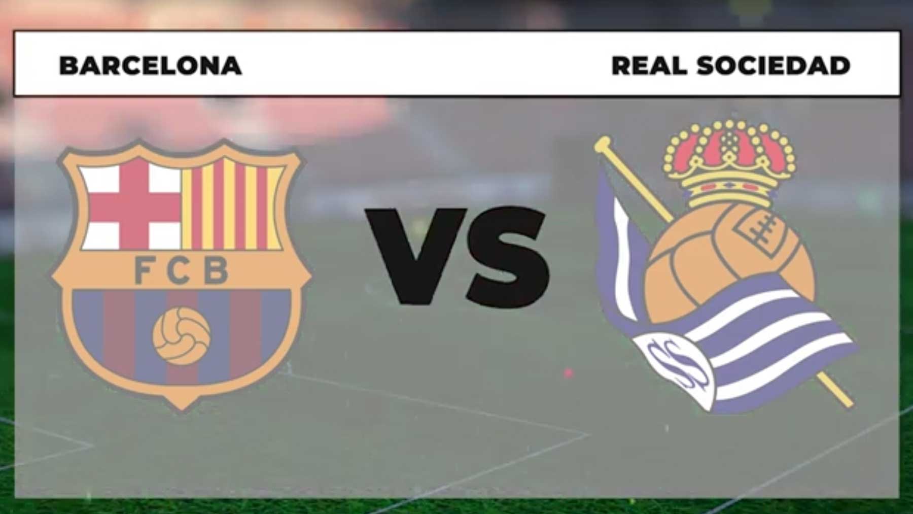 Barcelona – Real Sociedad: horario y dónde ver online y por TV en directo la Copa del Rey hoy.