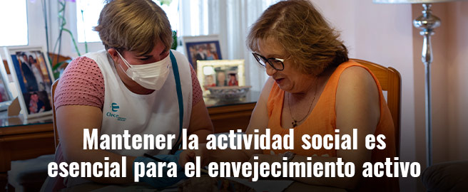 Mantener la actividad social es esencial para el envejecimiento activo