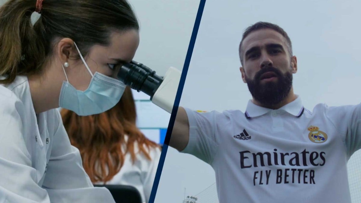 Imagen del vídeo de Cantabria Labs y el Real Madrid.