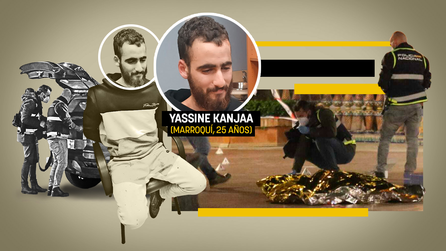 Yassine Kanjaa, autor del atentado yihadista de Algeciras.