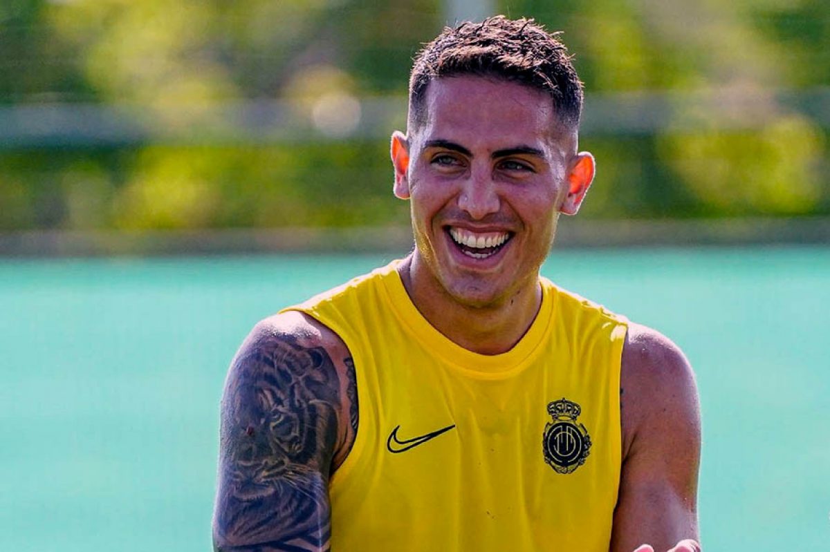 Cufré, en un entrenamiento
