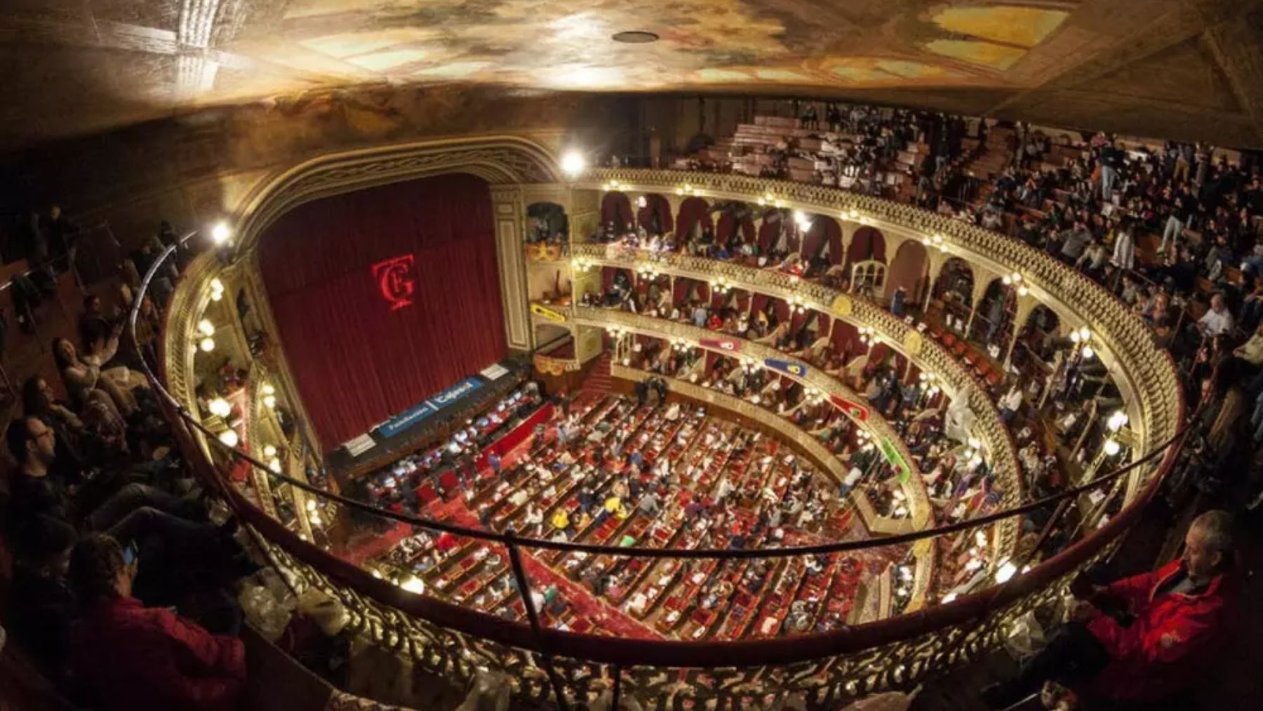 Interior del Gran Teatro Falla.