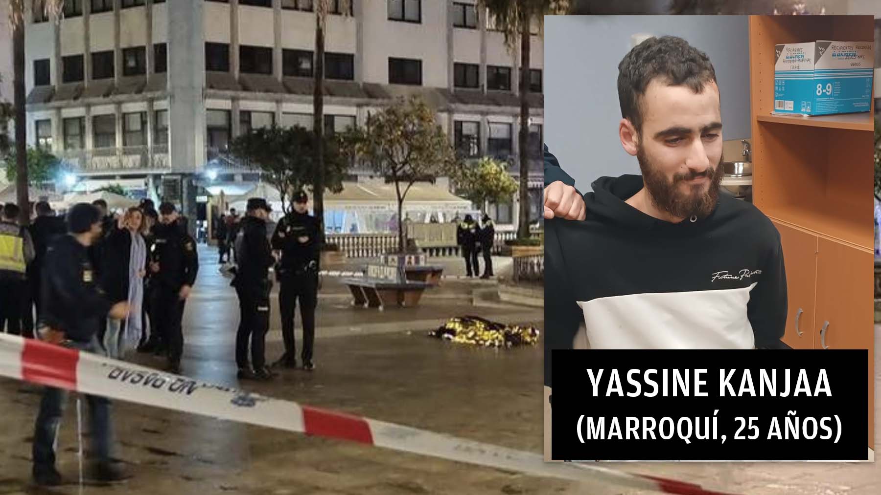 Yassine Kanjaa, presunto autor del ataque yihadista de Algeciras (Cádiz).
