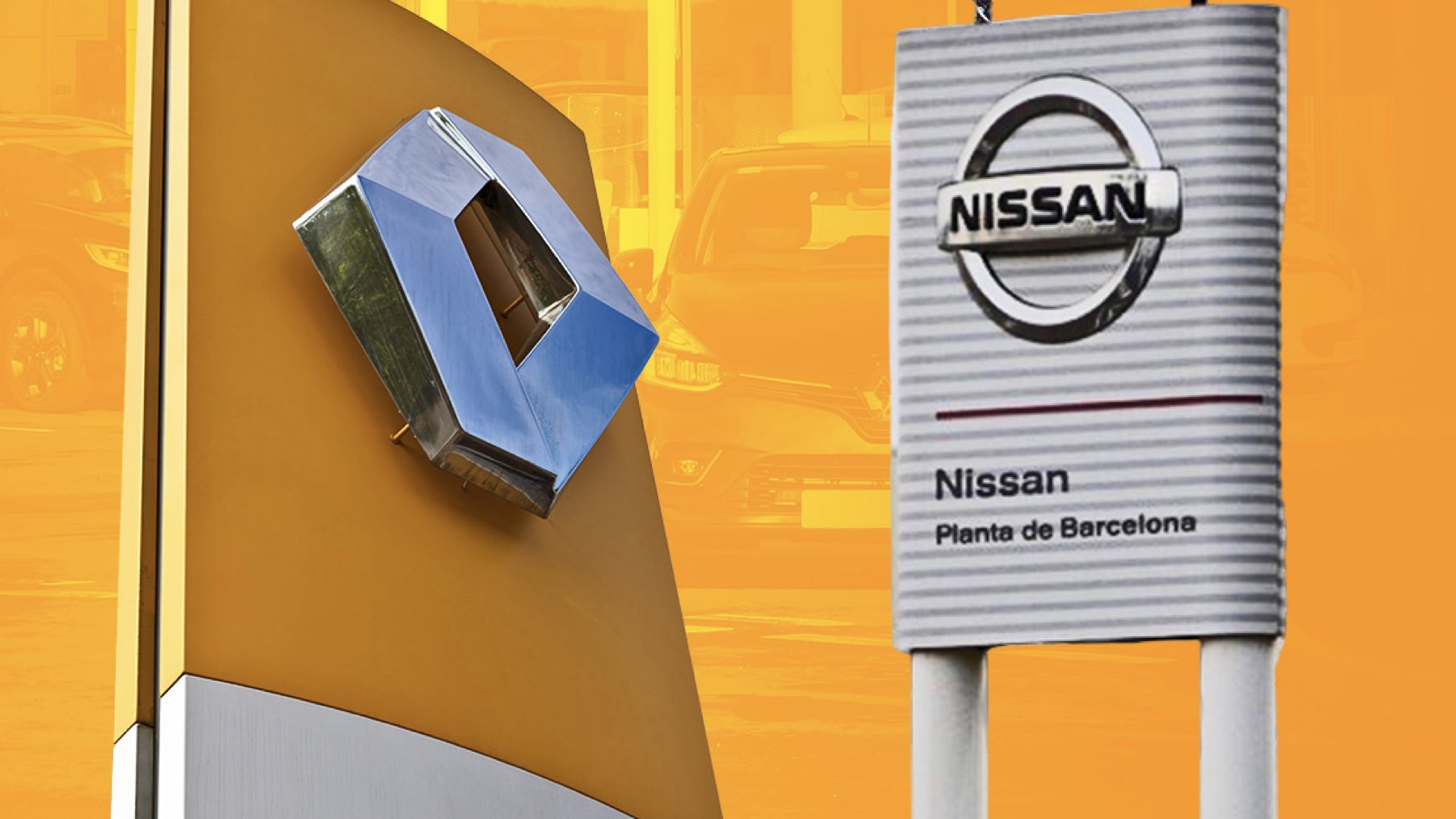 Logos de Renault y Nissan