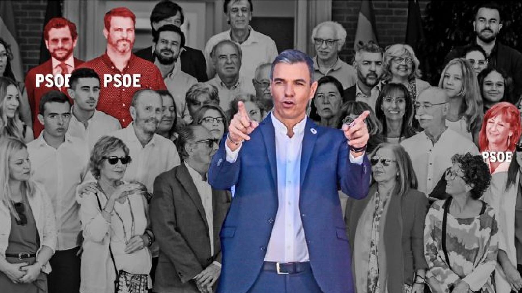 Cargos del PSOE en la iniciativa ‘Moncloa abierta’.