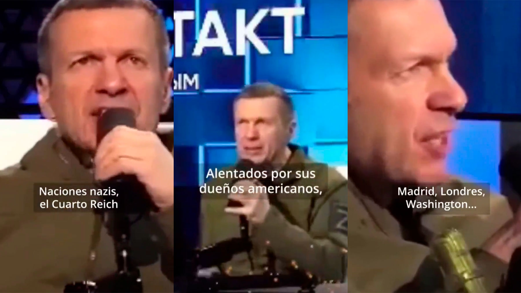 Vladimir Solovyov, conocido presentador de la televisión rusa