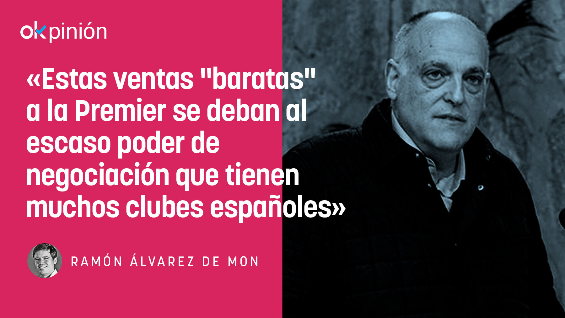 Tebas tiene una patata caliente en la Liga.