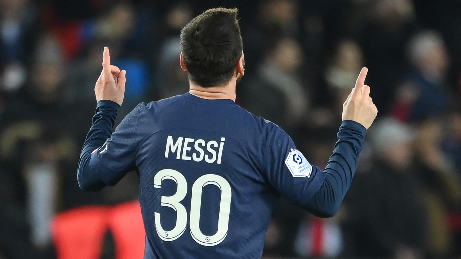 Messi celebra su gol al Toulouse. (AFP)
